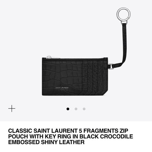 ysl lanyard card holder